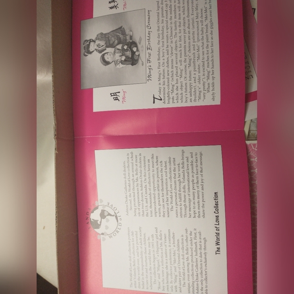 Vintage Rare Ashton Drake Pair of Chinese Dolls Ming & Mei Mei Porcelain Dolls - Picture 6 of 9